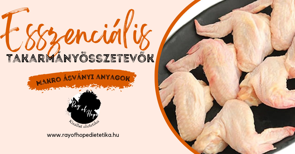 Esszenciális takarmány összetevők: Makro ásványi anyagok