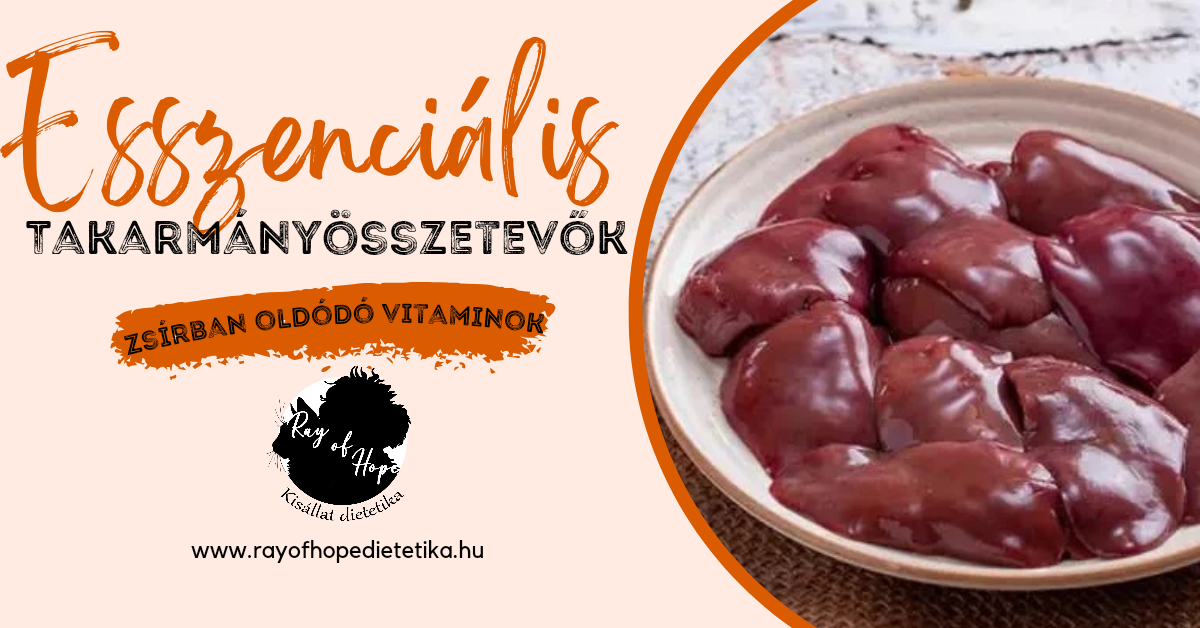 Esszenciális takarmány összetevők: Zsírban oldódó vitaminok