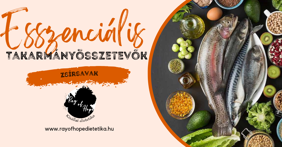 Esszenciális takarmány összetevők: Zsírsavak